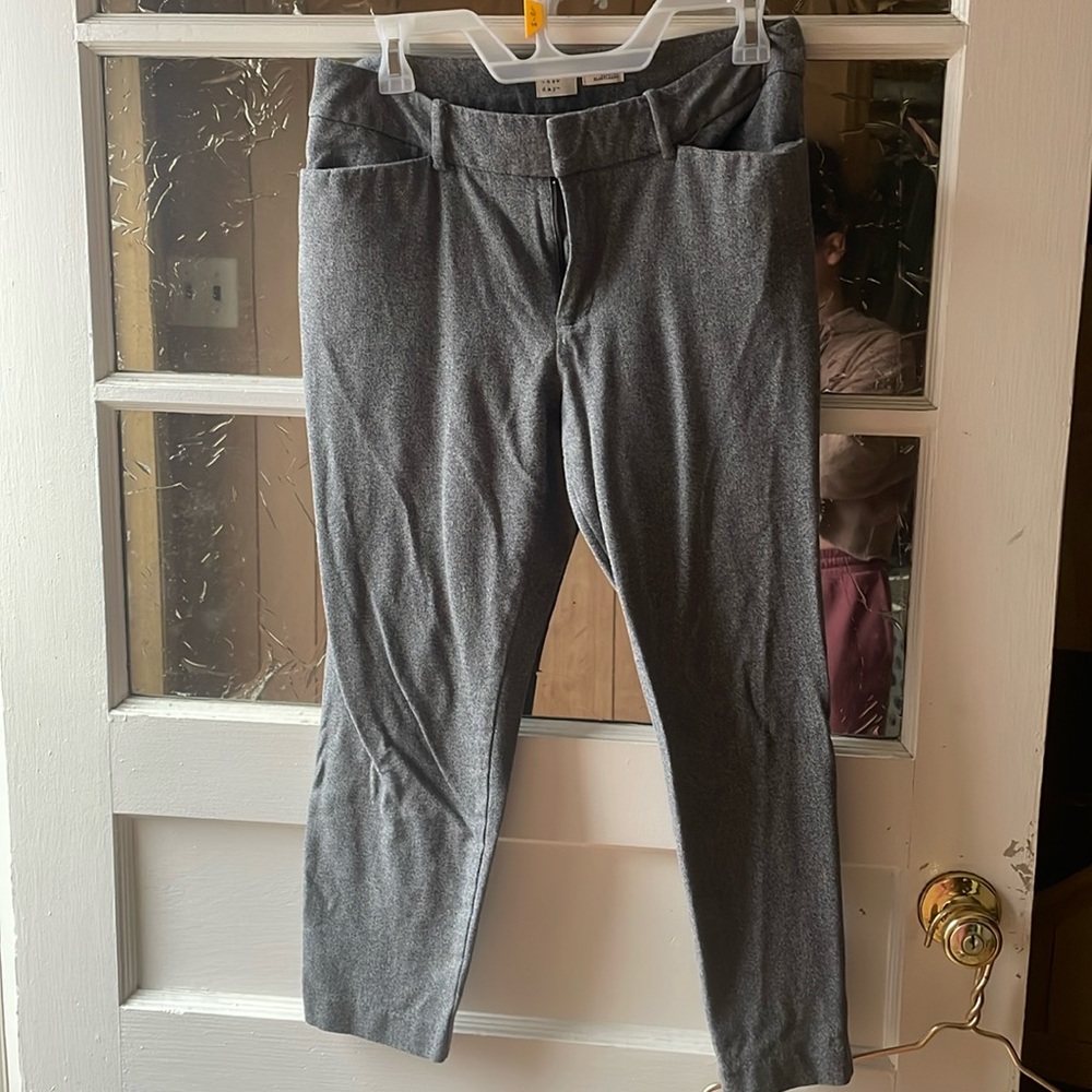 A NEW DAY grey and stretch straight leg dress pants